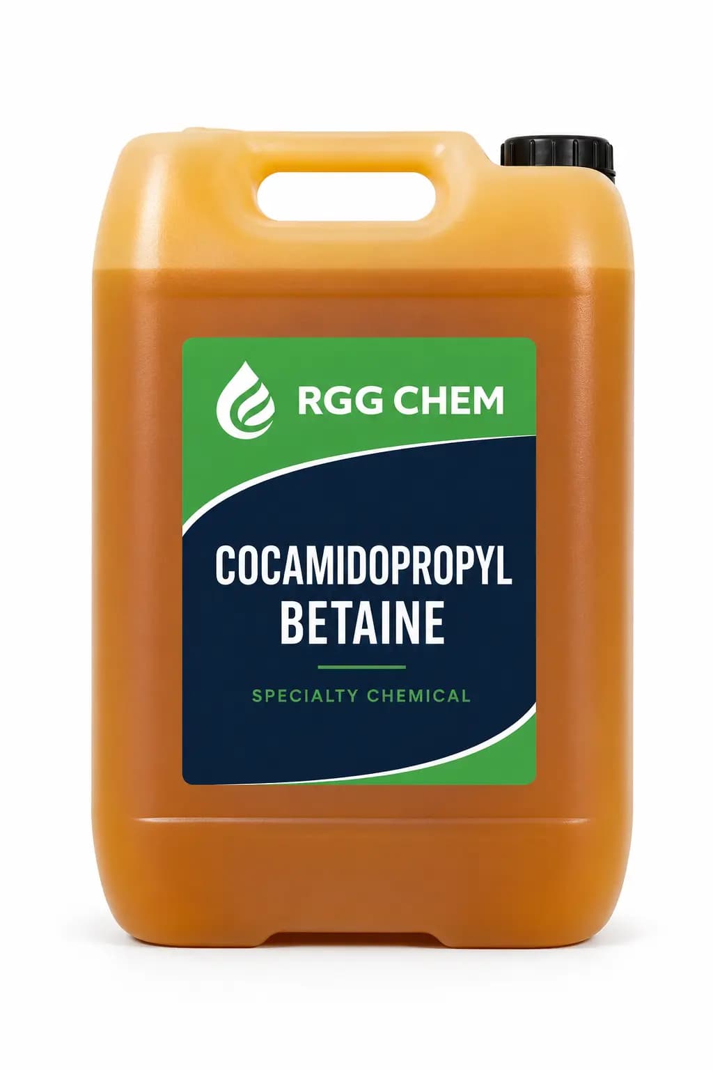 Cocamidopropyl betaine in a sealed specialty chemical jerrycan
