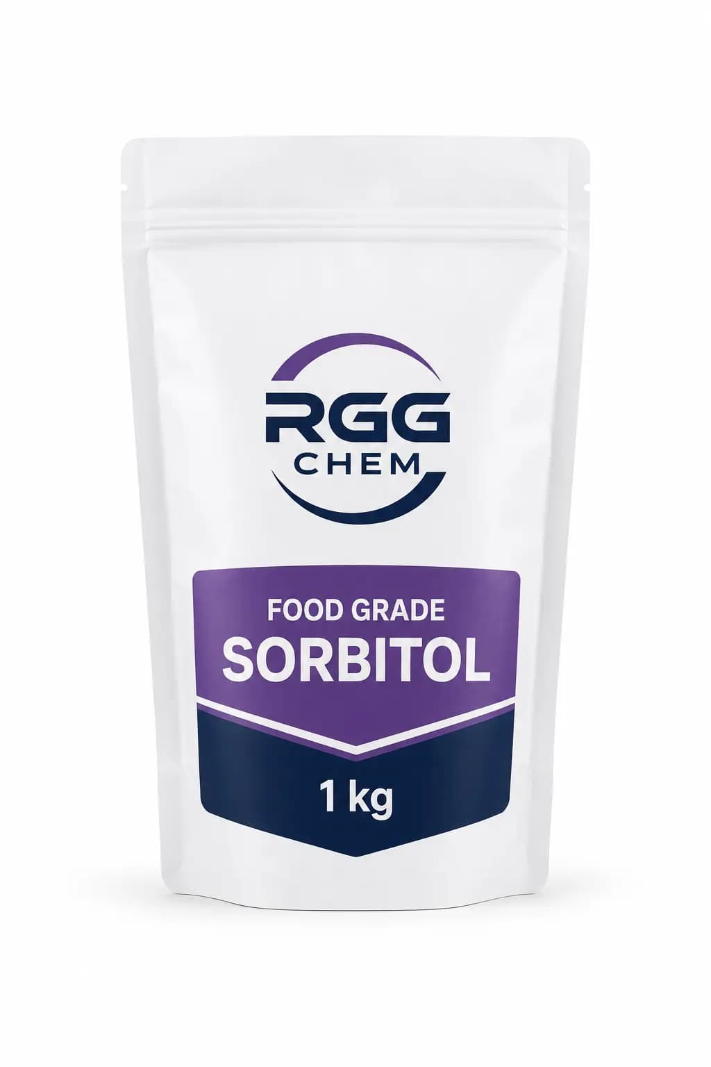 Food-grade sorbitol in a sealed retail pouch